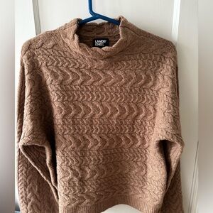 Lands end billow sleeve sweater
